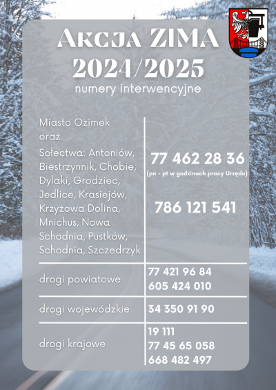 Akcja ZIMA 2024/2025